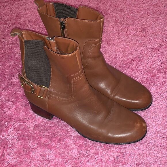 Bandolino Brown Booties - Picture 1 of 7